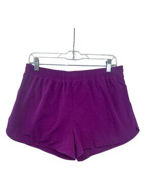 Champion Womens Shorts L Magenta Purple Running Jogging Athleisure Lined Lghtwt